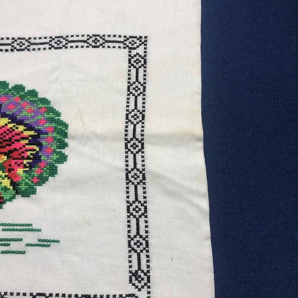 1 Embroidered Peacock Ukrainian Folk Pillow‎ Case Handmade 26